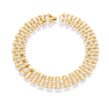 Golden Mosaic Necklace - NobleHeritageCharms