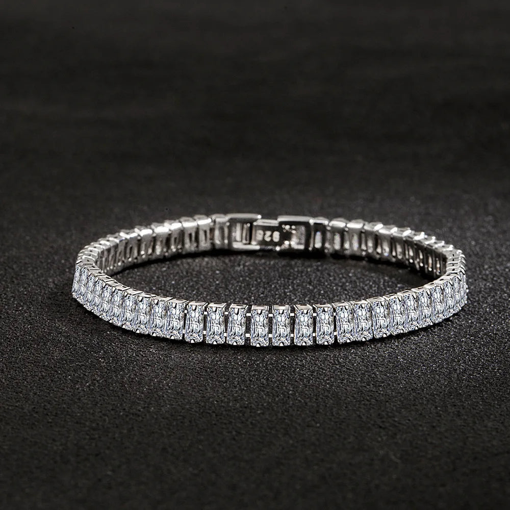 Iced Baguette Bracelet - NobleHeritageCharms
